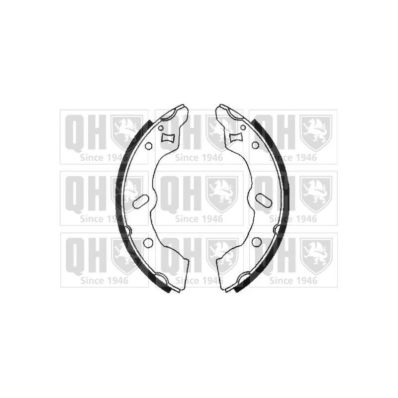 Jeu de mâchoires de frein QUINTON HAZELL BS898