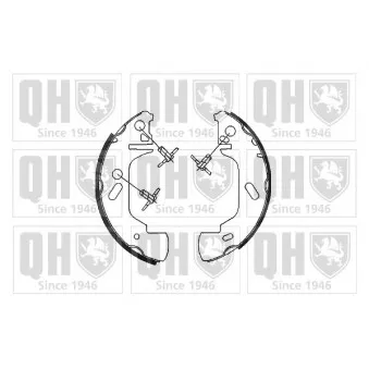Jeu de mâchoires de frein QUINTON HAZELL BS921