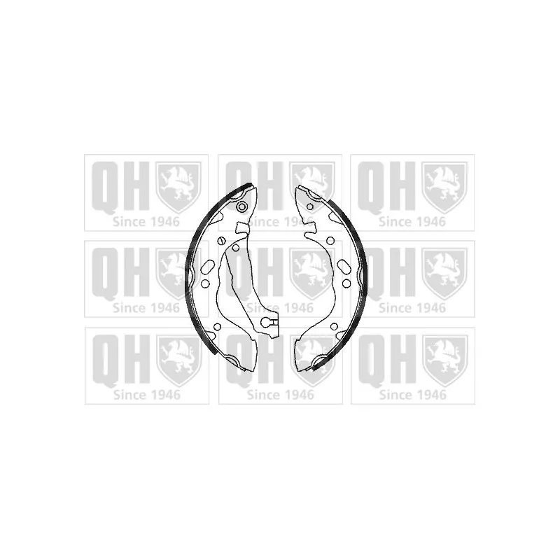Jeu de mâchoires de frein QUINTON HAZELL BS923
