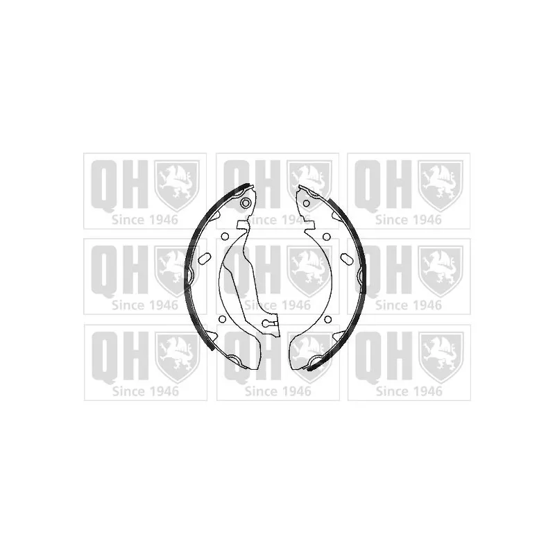 Jeu de mâchoires de frein QUINTON HAZELL BS924