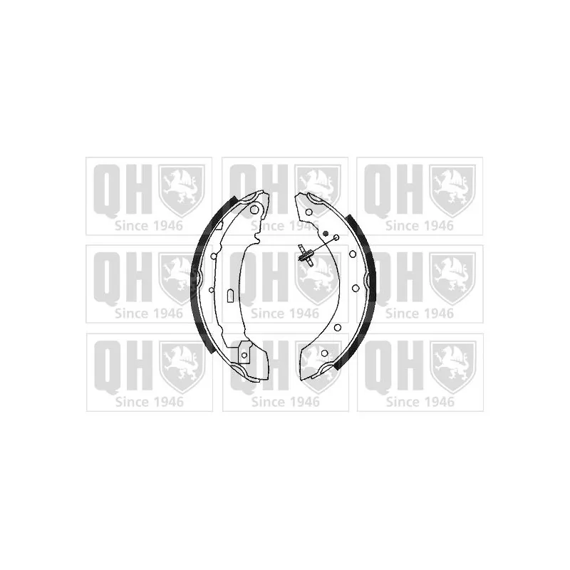 Jeu de mâchoires de frein QUINTON HAZELL BS927