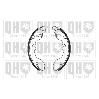Jeu de mâchoires de frein QUINTON HAZELL BS931