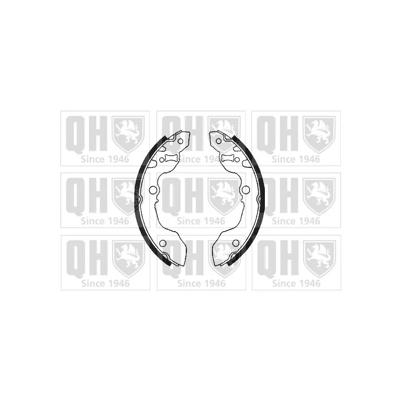 Jeu de mâchoires de frein QUINTON HAZELL BS931