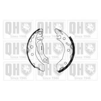 Jeu de mâchoires de frein QUINTON HAZELL BS933