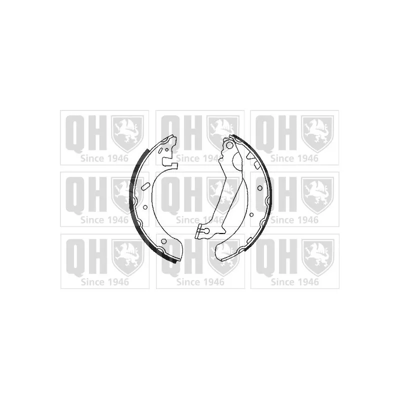 Jeu de mâchoires de frein QUINTON HAZELL BS935