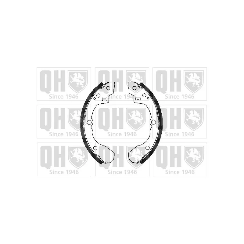 Jeu de mâchoires de frein QUINTON HAZELL BS952