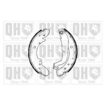 Jeu de mâchoires de frein QUINTON HAZELL BS956