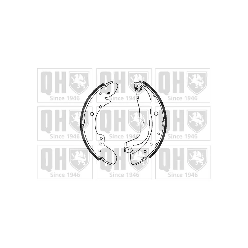 Jeu de mâchoires de frein QUINTON HAZELL BS956