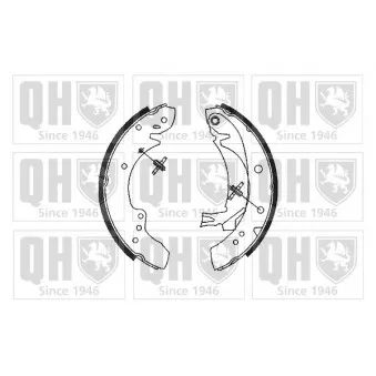Jeu de mâchoires de frein QUINTON HAZELL BS957