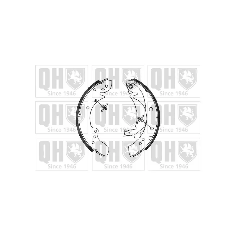 Jeu de mâchoires de frein QUINTON HAZELL BS957