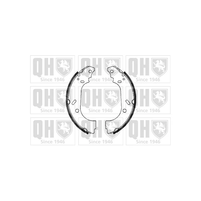 Jeu de mâchoires de frein QUINTON HAZELL BS958