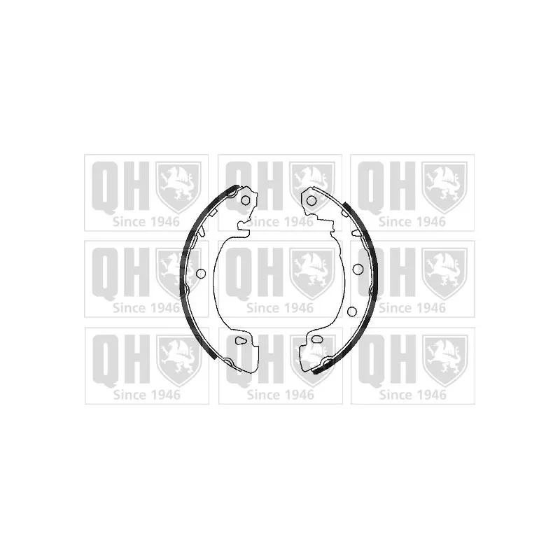 Jeu de mâchoires de frein QUINTON HAZELL BS960