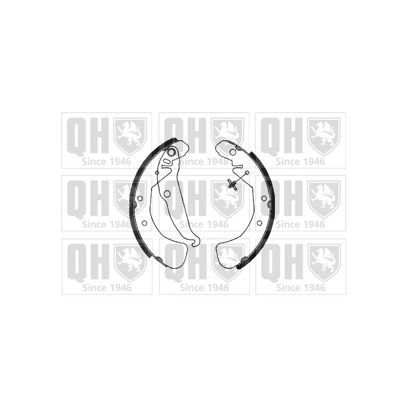 Jeu de mâchoires de frein QUINTON HAZELL BS961