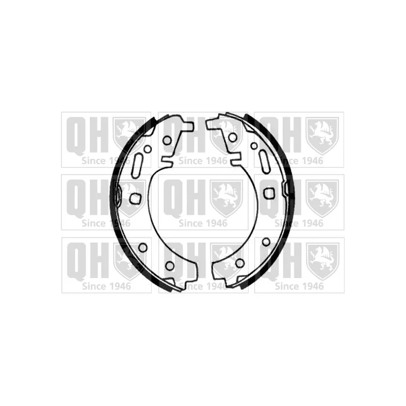 Jeu de mâchoires de frein QUINTON HAZELL BS964