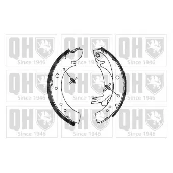Jeu de mâchoires de frein QUINTON HAZELL BS966