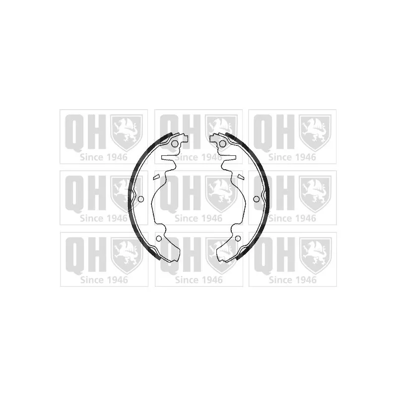 Jeu de mâchoires de frein QUINTON HAZELL BS979
