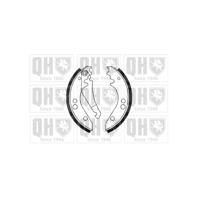Jeu de mâchoires de frein QUINTON HAZELL BS985