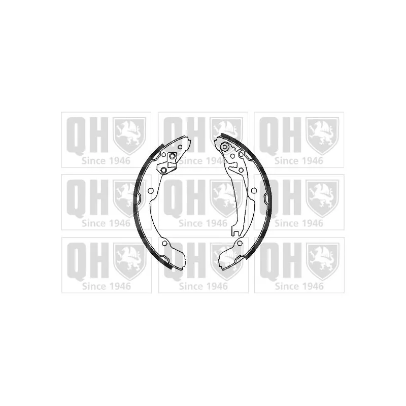 Jeu de mâchoires de frein QUINTON HAZELL BS991