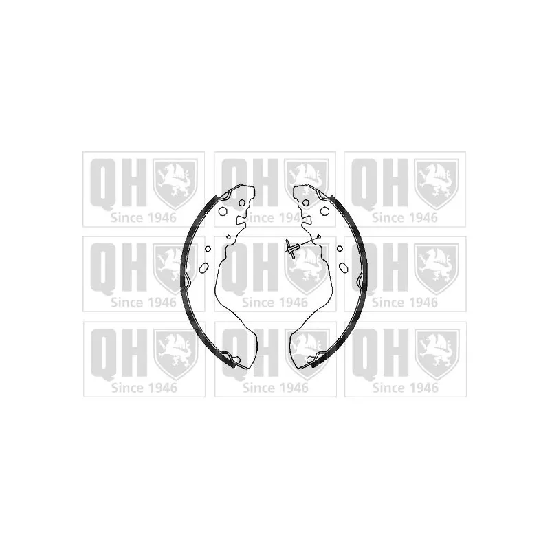 Jeu de mâchoires de frein QUINTON HAZELL BS997