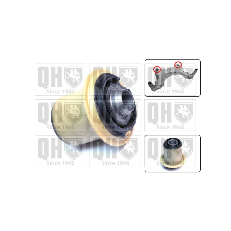 Suspension, corps de l'essieu QUINTON HAZELL EMS8598