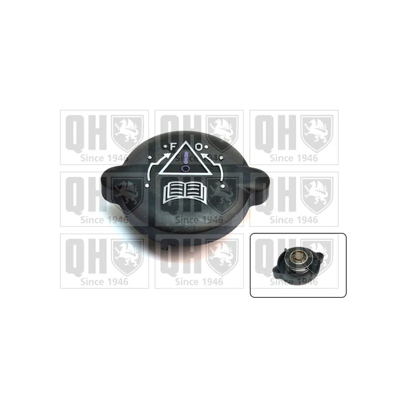 Bouchon, réservoir de liquide de refroidissement QUINTON HAZELL FC512