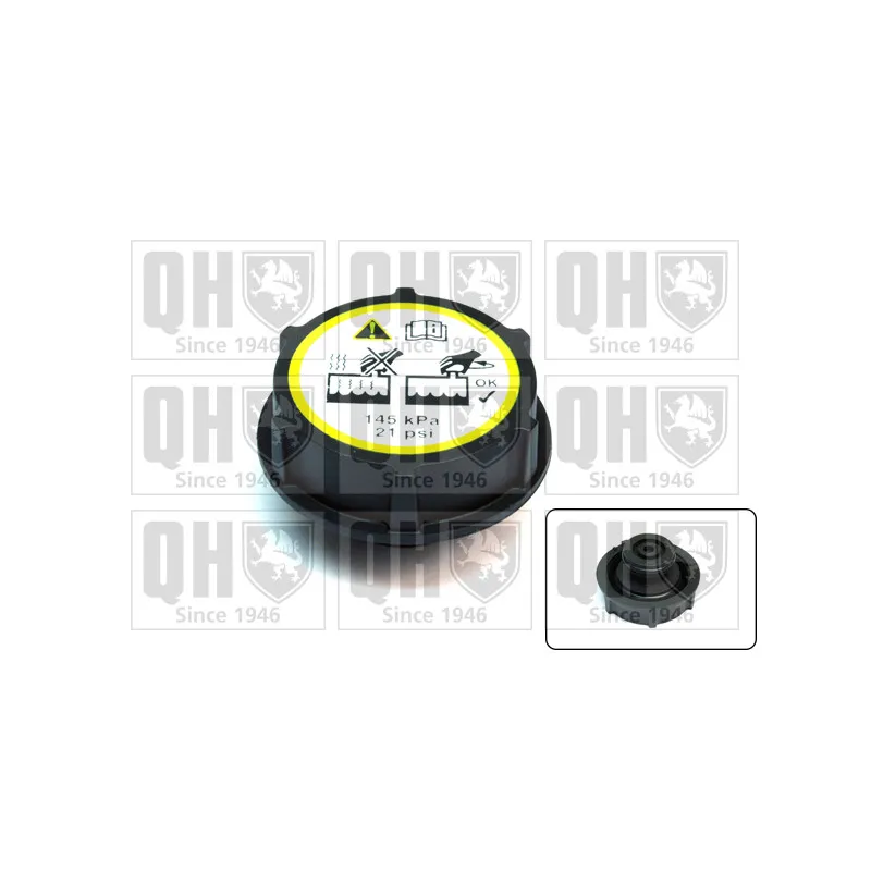 Bouchon, réservoir de liquide de refroidissement QUINTON HAZELL FC528