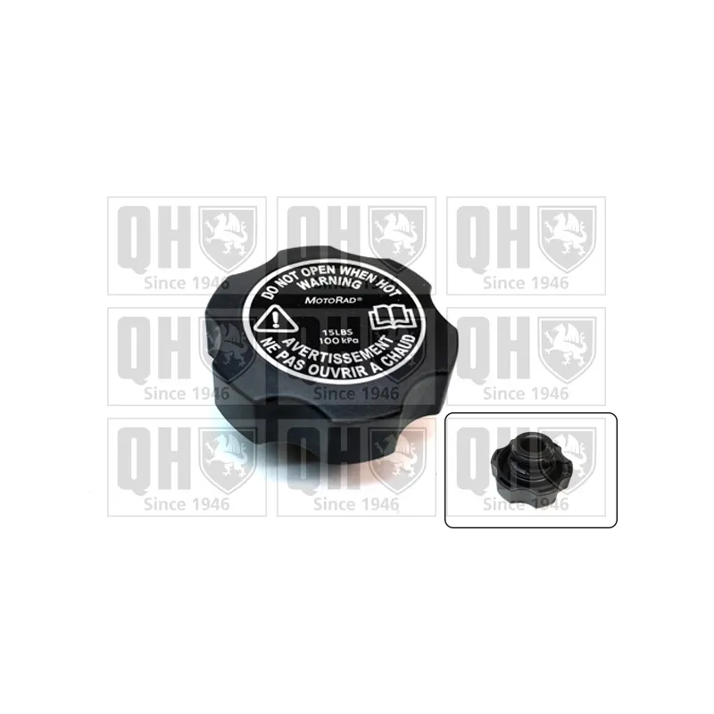 Bouchon, réservoir de liquide de refroidissement QUINTON HAZELL FC555