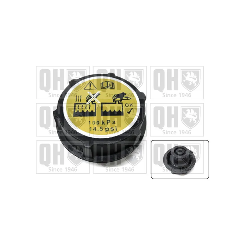 Bouchon, réservoir de liquide de refroidissement QUINTON HAZELL FC558