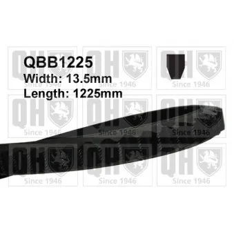 Courroie trapézoïdale QUINTON HAZELL QBB1225