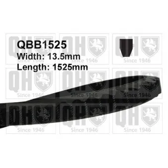 Courroie trapézoïdale QUINTON HAZELL QBB1525