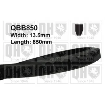 Courroie trapézoïdale QUINTON HAZELL QBB850