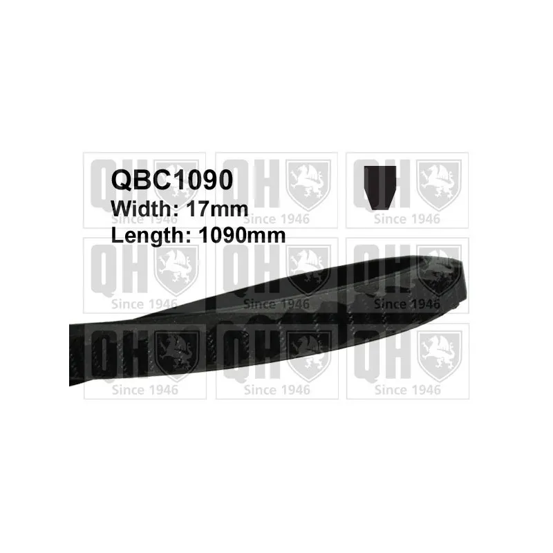 Courroie trapézoïdale QUINTON HAZELL QBC1090