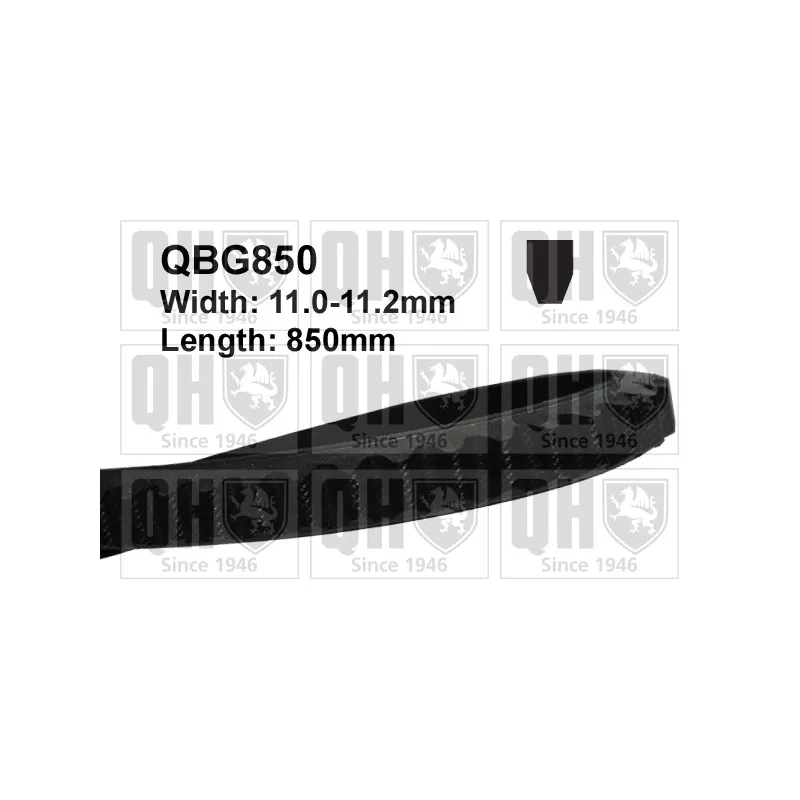 Courroie trapézoïdale QUINTON HAZELL QBG850