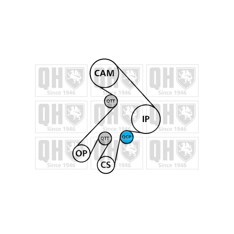 Kit de distribution QUINTON HAZELL QBK593