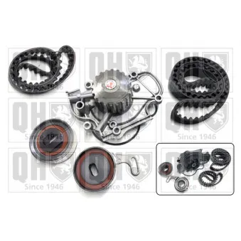 Pompe à eau + kit de courroie de distribution QUINTON HAZELL QBPK3990