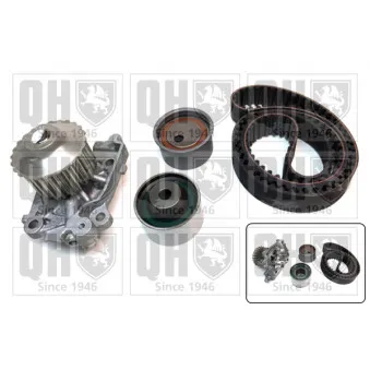 Pompe à eau + kit de courroie de distribution QUINTON HAZELL QBPK5380