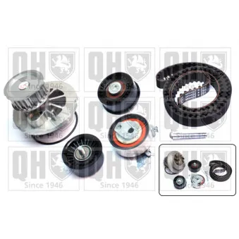 Pompe à eau + kit de courroie de distribution QUINTON HAZELL QBPK5792