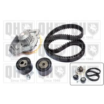Pompe à eau + kit de courroie de distribution QUINTON HAZELL QBPK6830
