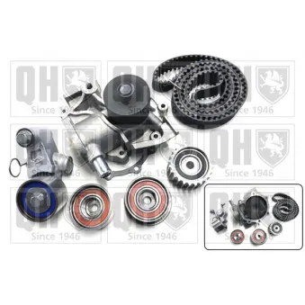 Pompe à eau + kit de courroie de distribution QUINTON HAZELL QBPK7681