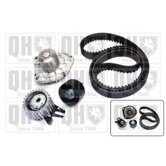 Pompe à eau + kit de courroie de distribution QUINTON HAZELL QBPK8170
