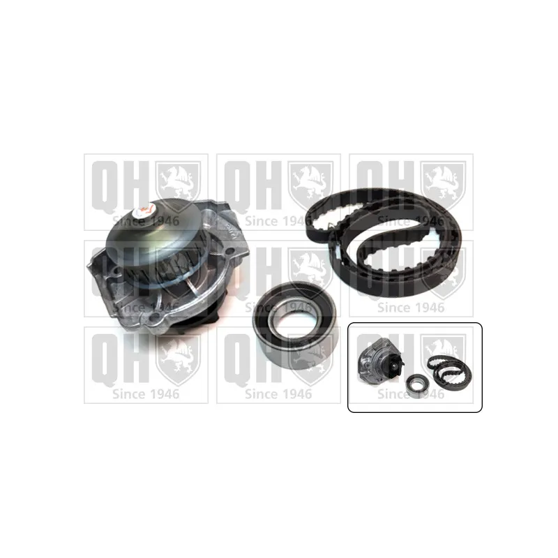 Pompe à eau + kit de courroie de distribution QUINTON HAZELL QBPK9099