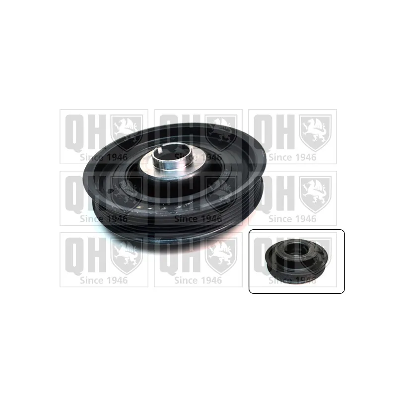 Poulie, vilebrequin QUINTON HAZELL QCD179