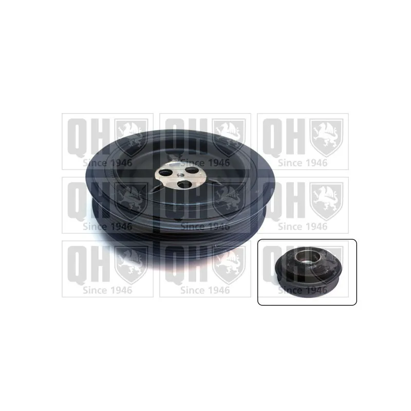 Poulie, vilebrequin QUINTON HAZELL QCD182