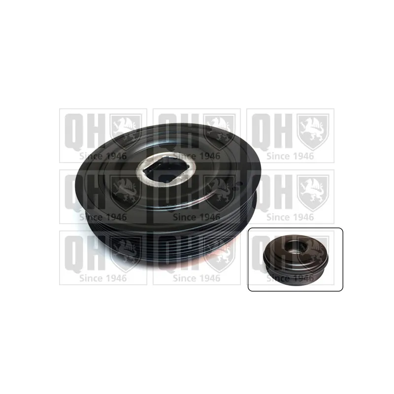 Poulie, vilebrequin QUINTON HAZELL QCD185
