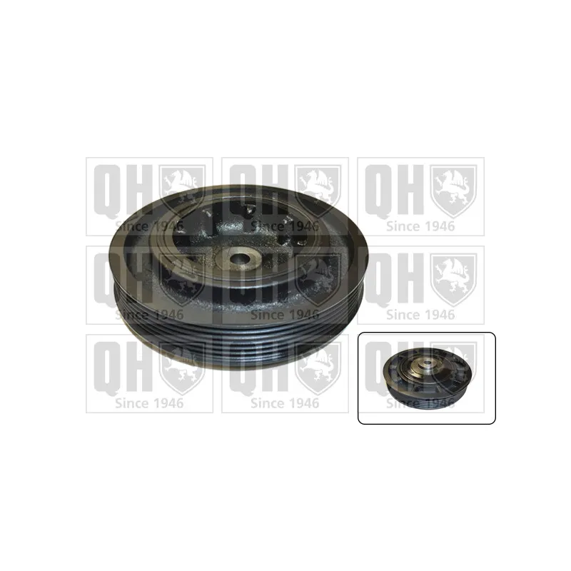 Poulie, vilebrequin QUINTON HAZELL QCD72