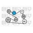Jeu de courroies trapézoïdales à nervures QUINTON HAZELL QDK136 - Visuel 2