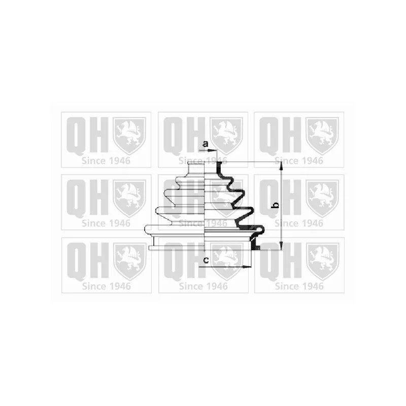 Soufflets de cardan avant QUINTON HAZELL QJB2239