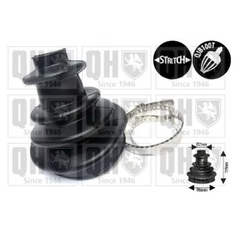 Joint-soufflet, arbre de commande QUINTON HAZELL QJB8030