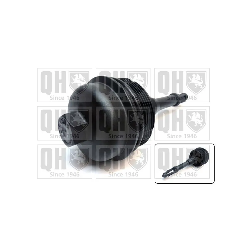Couvercle, boîtier du filtre à huile QUINTON HAZELL QOC1040