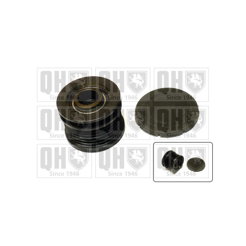 Poulie roue libre, alternateur QUINTON HAZELL QTR101